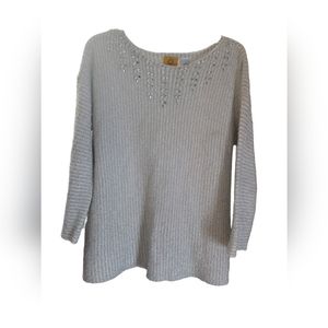 Ruby Rd metalic sweater